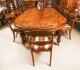 Huge Bespoke Burr Walnut Marquetry Dining Table & 18 chairs | Ref. no. 01213 A | Regent Antiques
